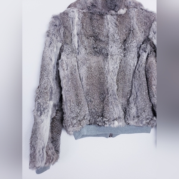 Vintage Dino Ricco Rabbit Fur Full Zip Jacket - Picture 6 of 8
